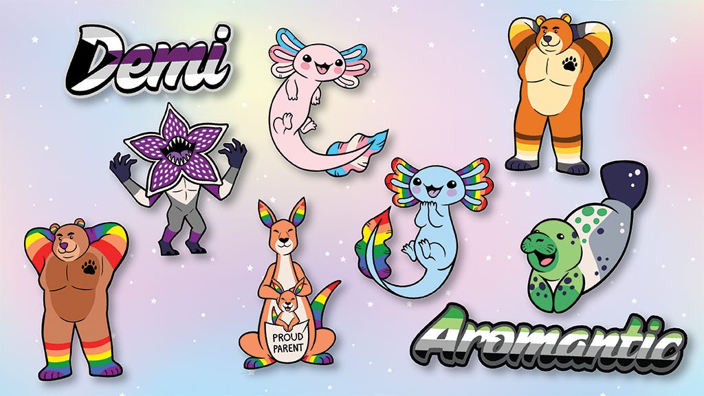 LGBTQ Enamel Pins