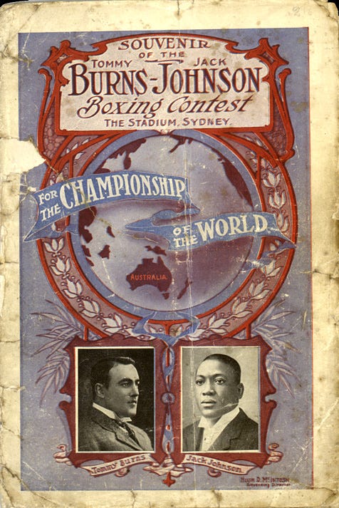 Dec. 26, 1908: Burns vs Johnson -- The First Black Heavyweight King