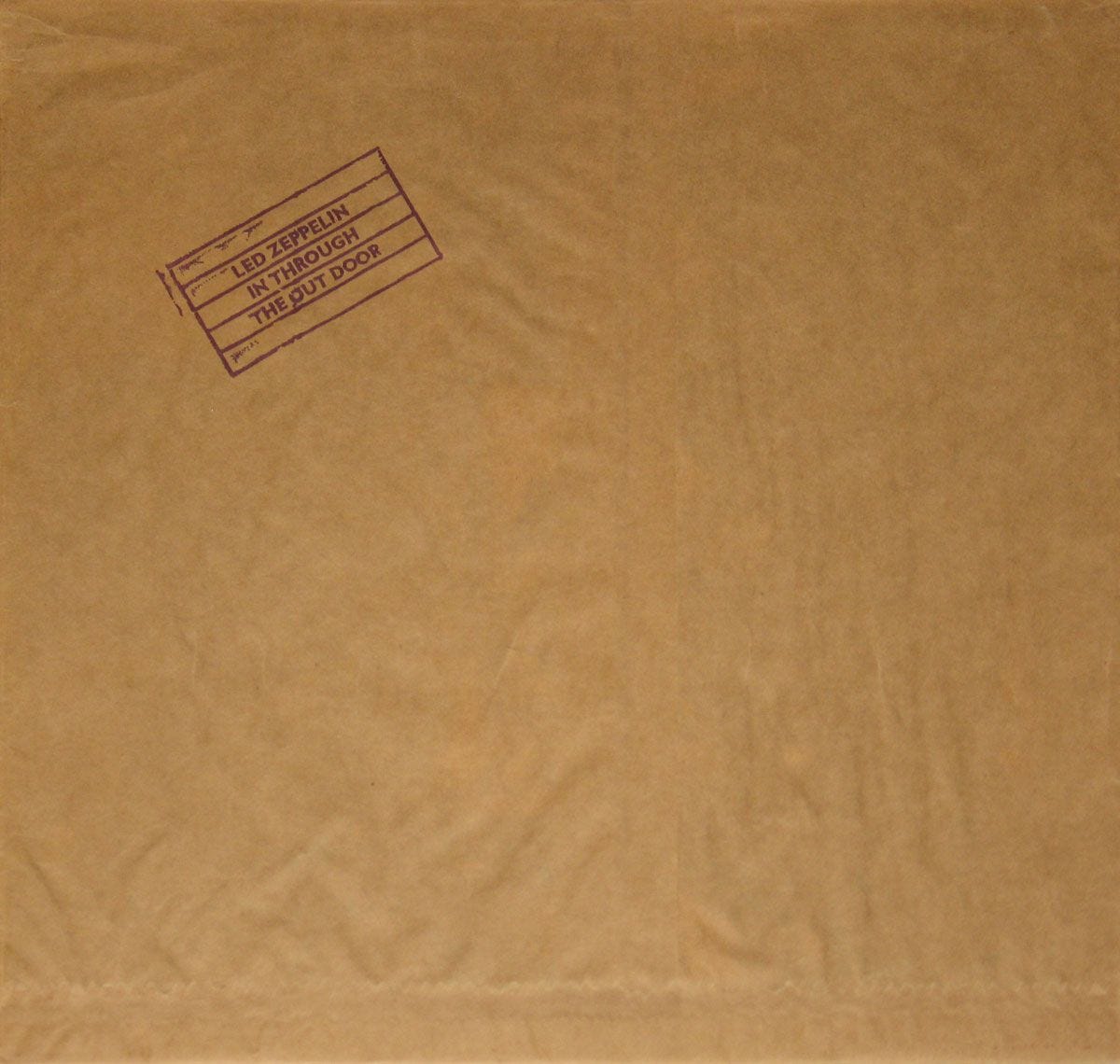 LED ZEPPELIN In Through The Out Door w/Paper Bag 12" LP Vinyl Album Cover Gallery & Information ...