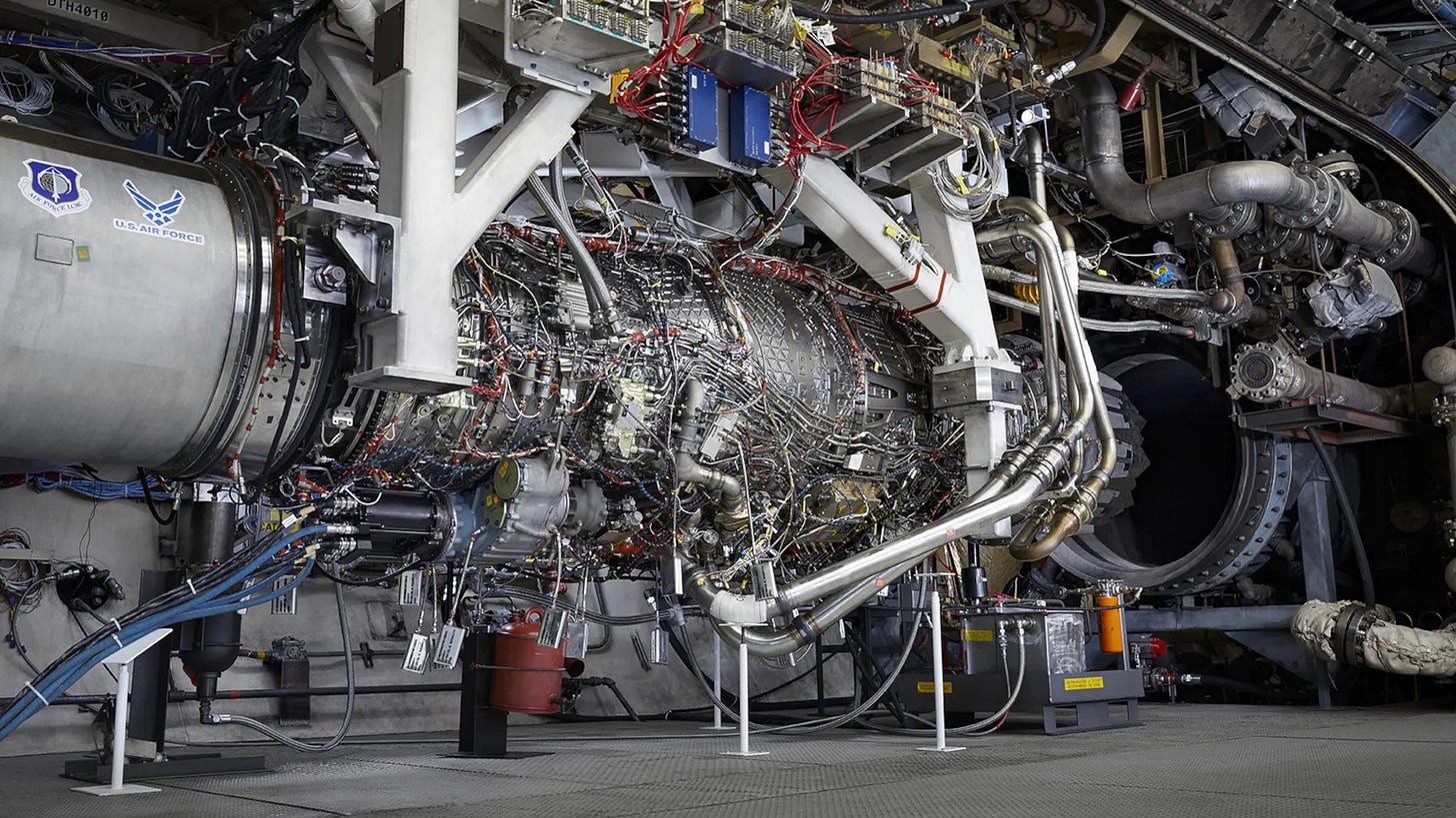 The U.S. Air Force has dramatically plussed-up contracts with General Electric and Pratt & Whitney, both of which now have a ceiling of $3.5 billion, to continue work on prototype next-generation jet engines.