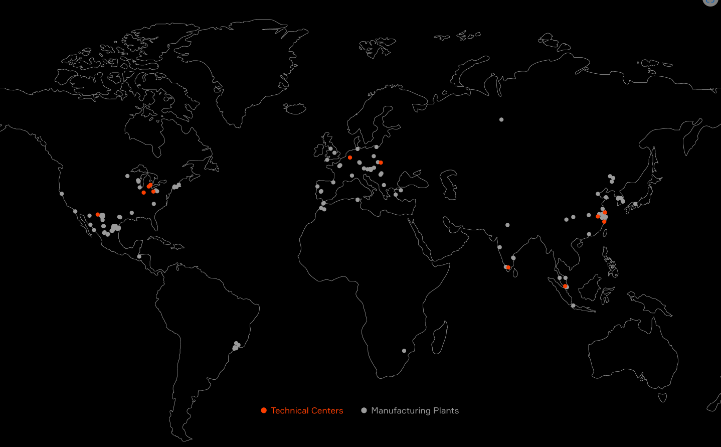 Aptiv Global Footprint