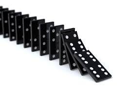 Image result for dominoes falling