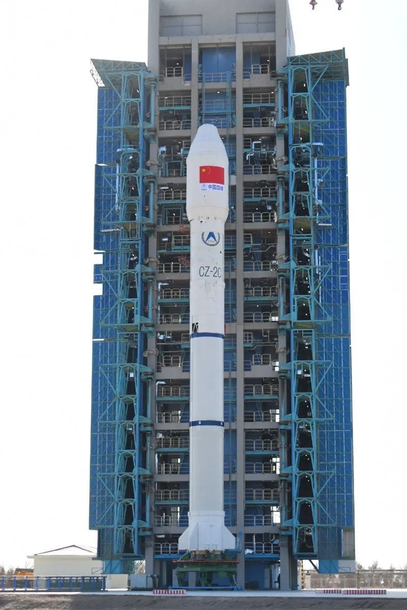 A Long March 2C at Launch Area 4 ahead of launch on November 25th, 2024.