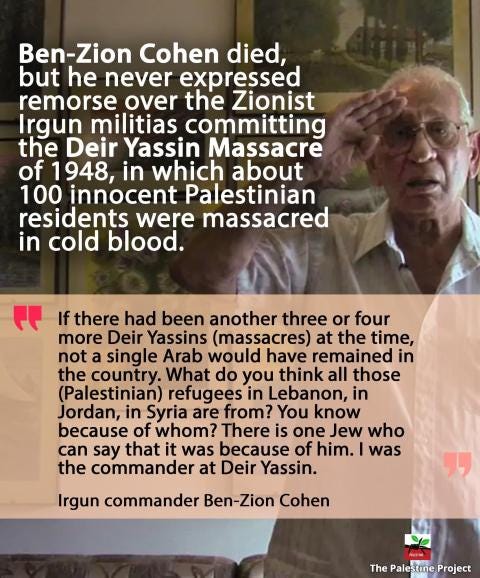 Dr. Wael Ramadan, PMP, LSSBB, PMO-CC, SPC, SDP, POPM, SMC. on LinkedIn:  Deir Yassin Massacre, Palestine. April 9, 1948. “The Deir Yassin massacre…