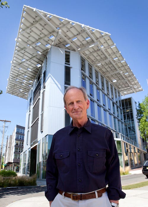 Denis Hayes, Earth Day, green building, Bullitt Center