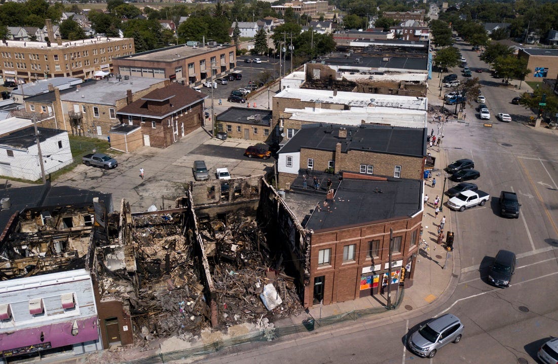 Damage blamed on rioting in Kenosha tops $50 million, county asks for  federal help to rebuild