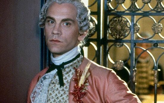 Viscount Valmont in the movie Dangerous Liaisons