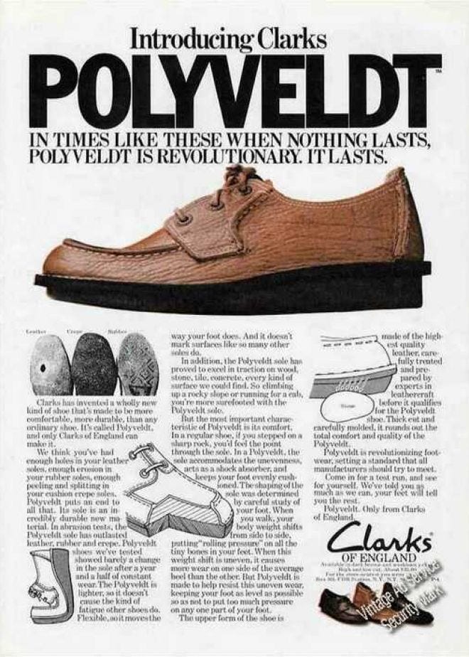Clarks Polyveldt 1974 | Clarks, Vintage outfits, 70s mens fashion
