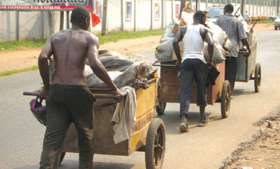 Lagos Orders Arrest Of Cart Pushers, Wheel Barrow Operators | Business Post  Nigeria