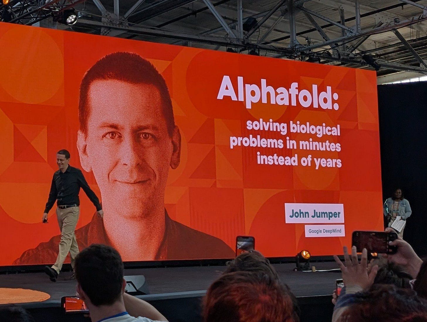 ohn Jumper (Distinguished Scientist and Nobel Prize Winner, Deepmind) at YC AI Startup School