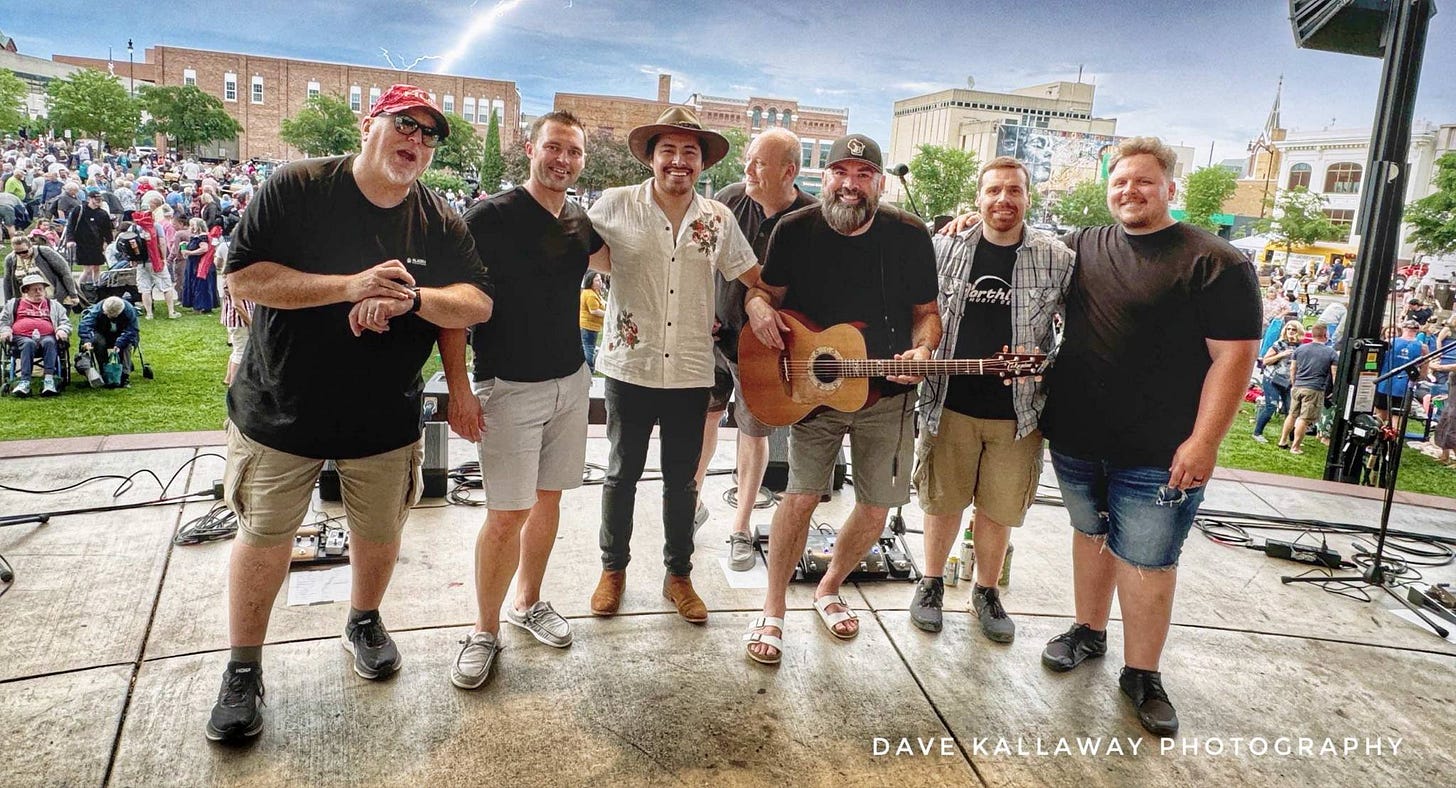The Brad Emanuel Band at Concerts on the Square 400 block