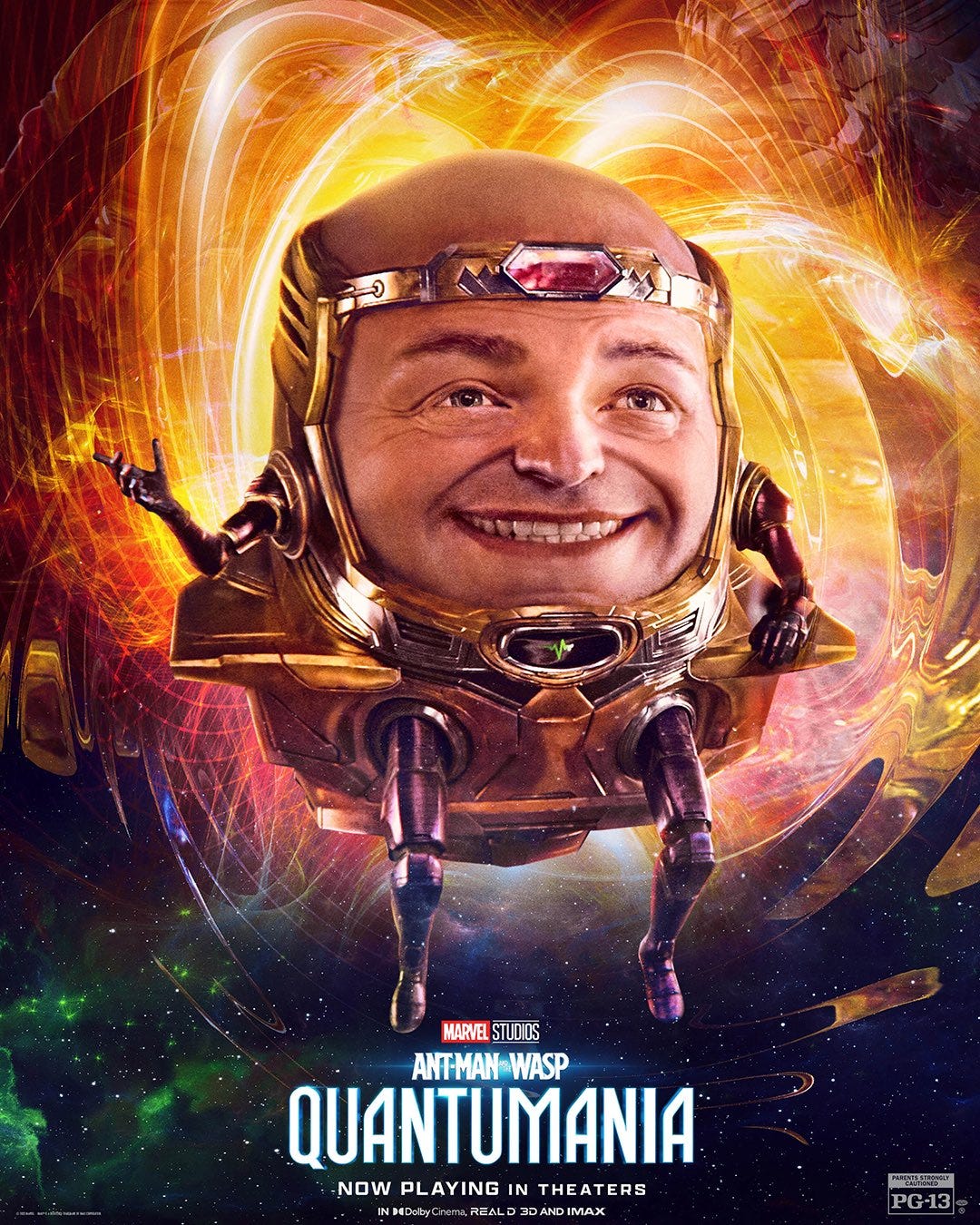 DiscussingFilm on Twitter: "First poster for MODOK in 'ANT-MAN AND THE WASP:  QUANTUMANIA'. Read our review: https://t.co/P3UUjlBNn5  https://t.co/NIeGTZq68t" / Twitter