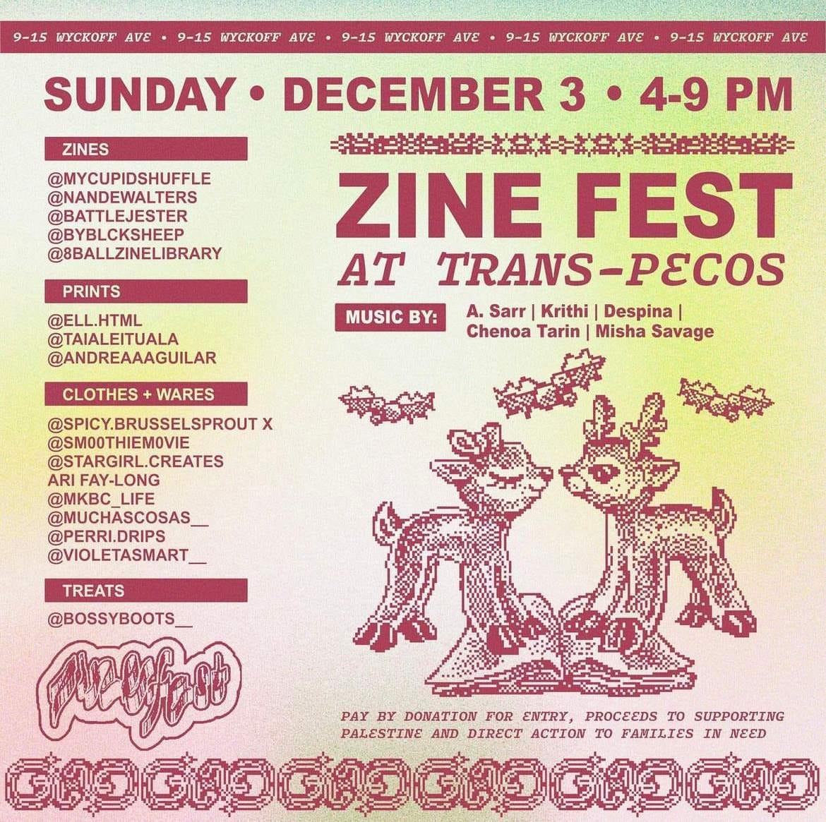 Zine Fest - Flyer front