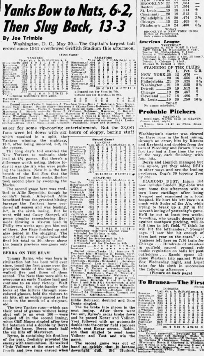 1949 New York Daily News
