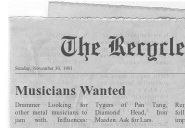 Megadeth v Metallica | 1 | Musicians Wanted
