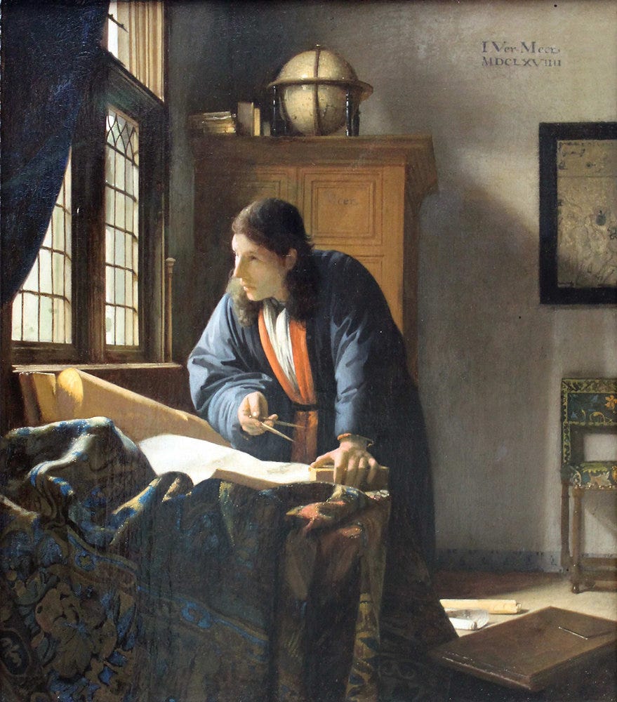 Jan Vermeer - The Geographer