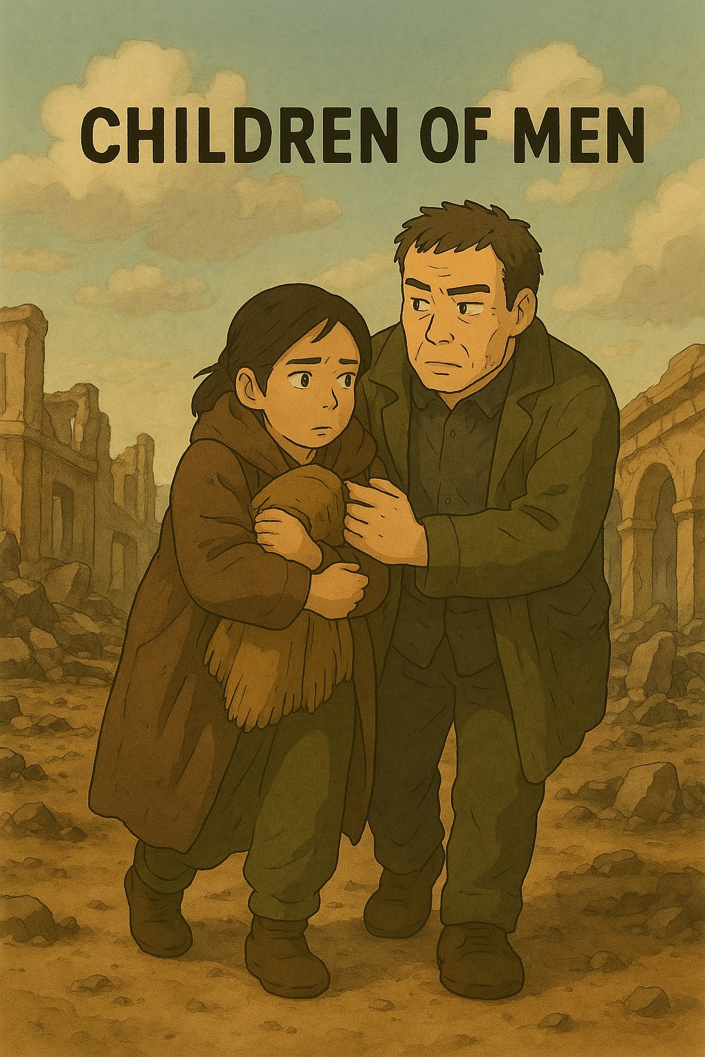 children of men ghibli meme