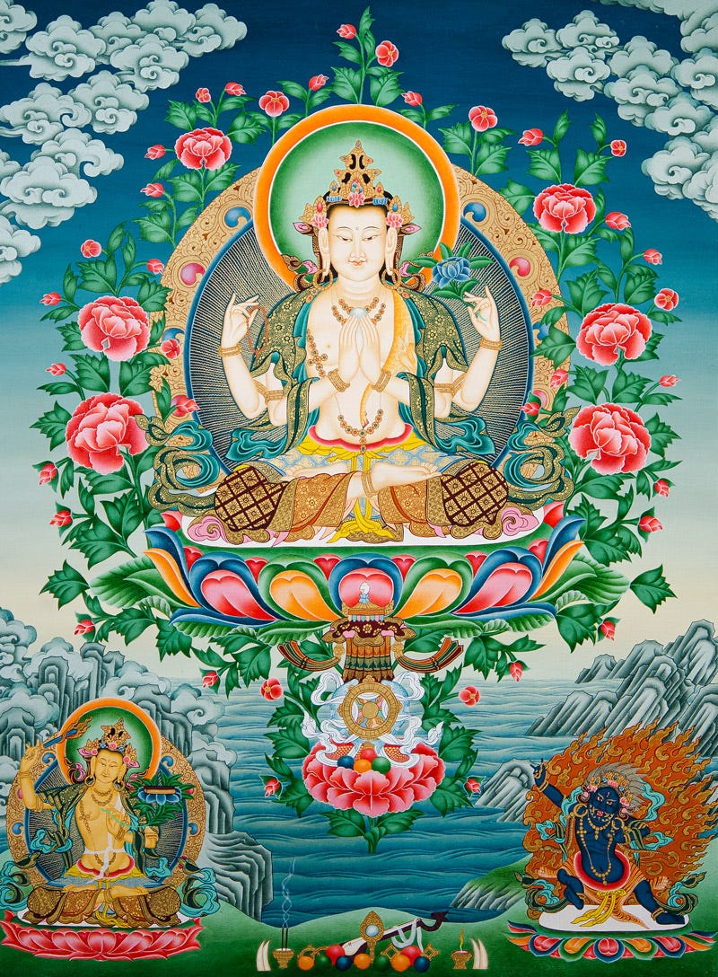 Chenrezig | Thangka Mandala