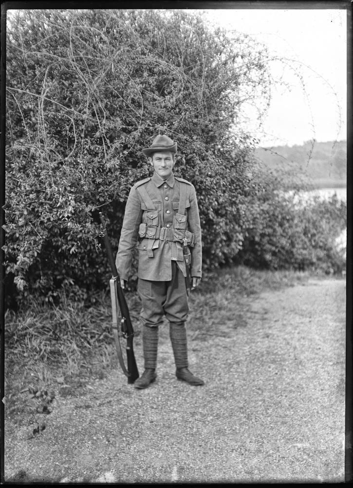 World War I soldier, 1910s
