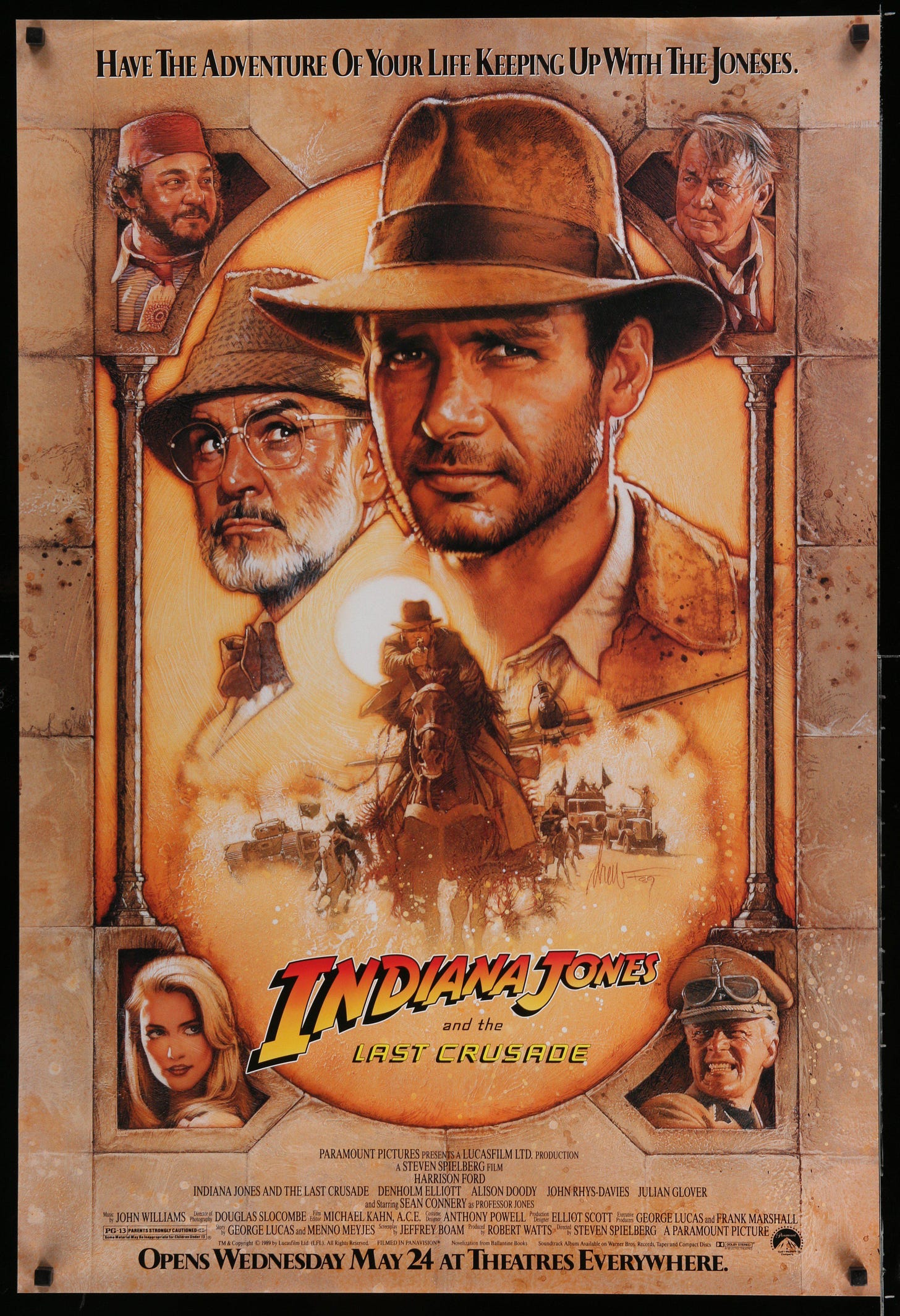 INDIANA JONES AND THE LAST CRUSADE movie poster