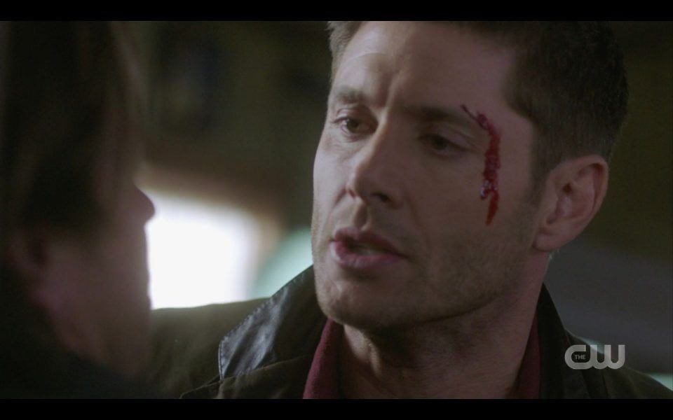 Dean Winchester trying to save Lee Christian Kane SPN