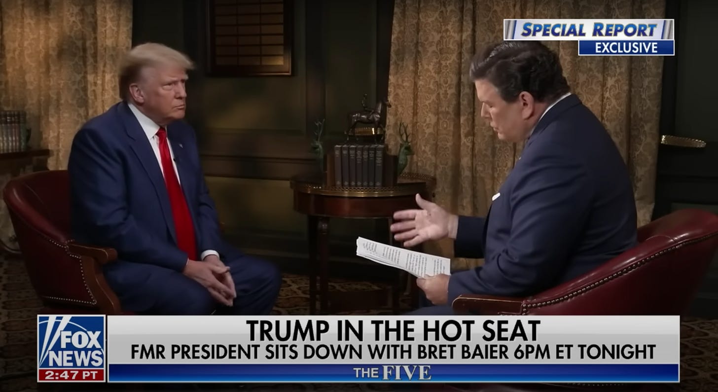 Trump's Fox News interview with Bret Baier arms DeSantis campaign