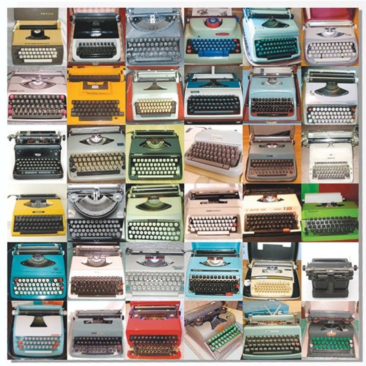 Vintage Card Typewriters - Etsy