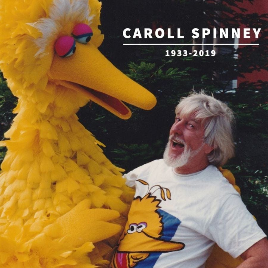 Caroll Spinney, puppeteer behind Big Bird and Oscar the Grouch, dead at 85