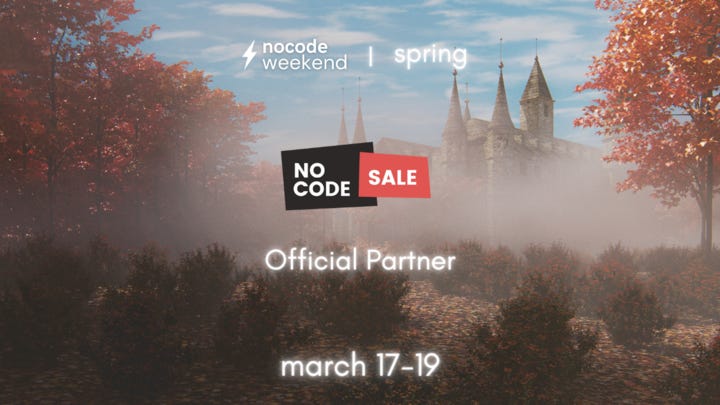 Partnership No-Code Sale and No Code Weekend