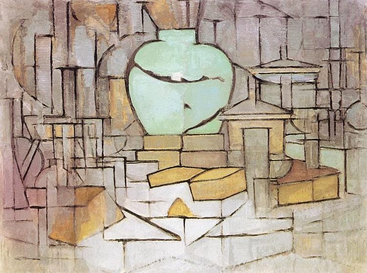 Still Life with Gingerpot 2, 1912 - Piet Mondrian