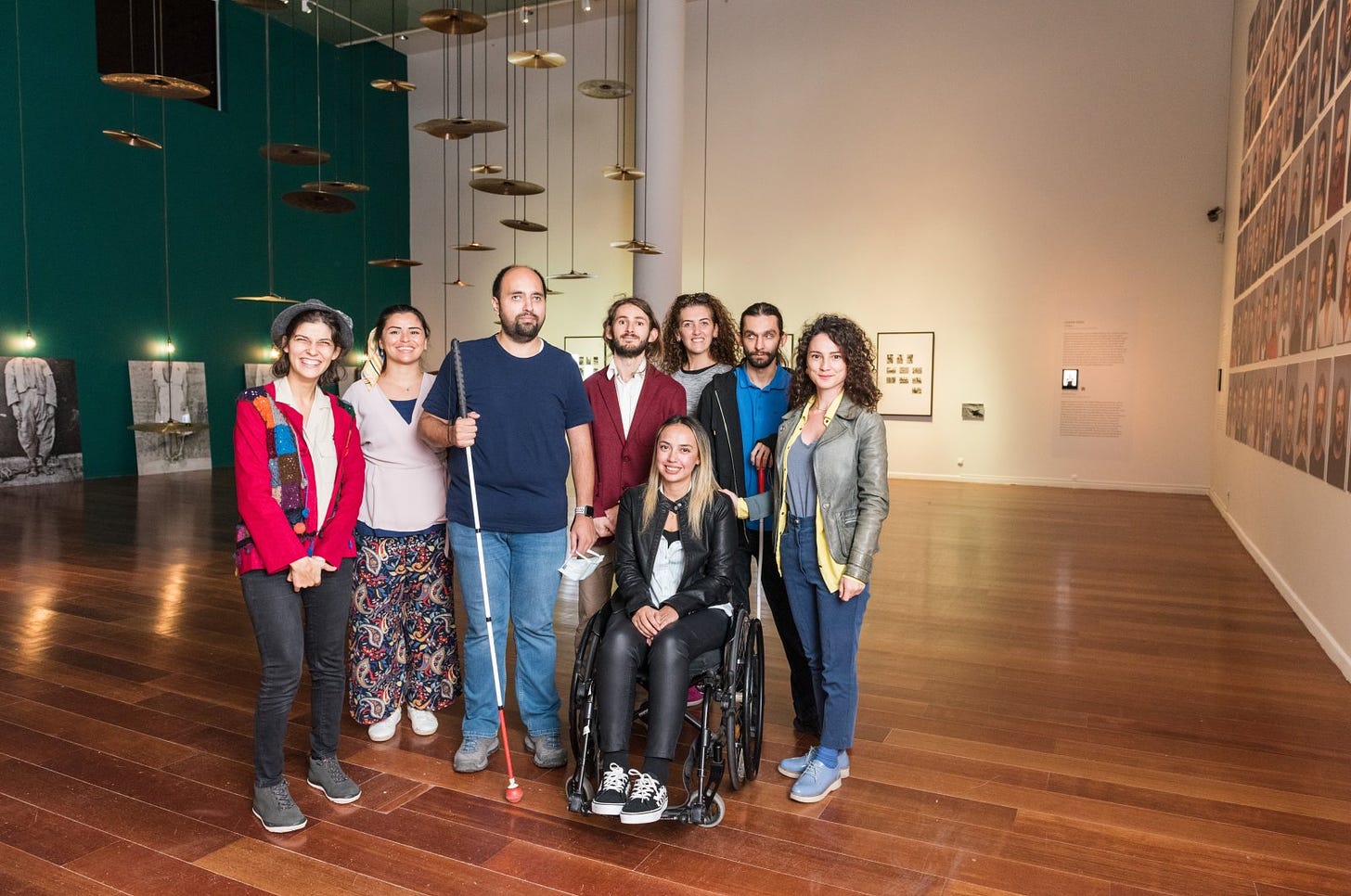 The team of Accessible Everything at the “Past, Present, Istanbul” exhibition at the Sakıp Sabancı Museum, Istanbul, Türkiye. (Photo courtesy of Accessible Everything)
