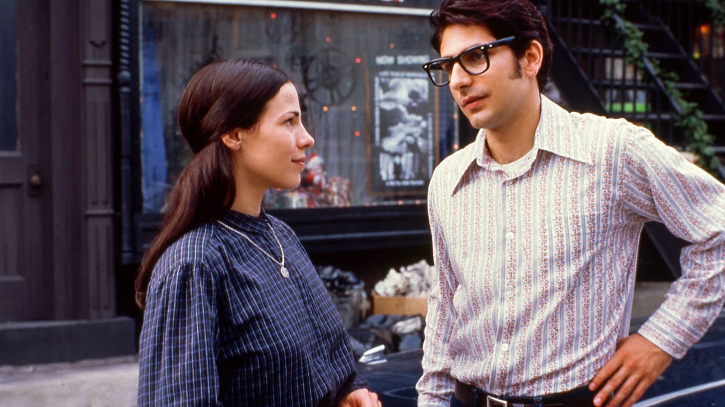 Lili Taylor and Michael Imperioli (young, hot, wearing glasses).