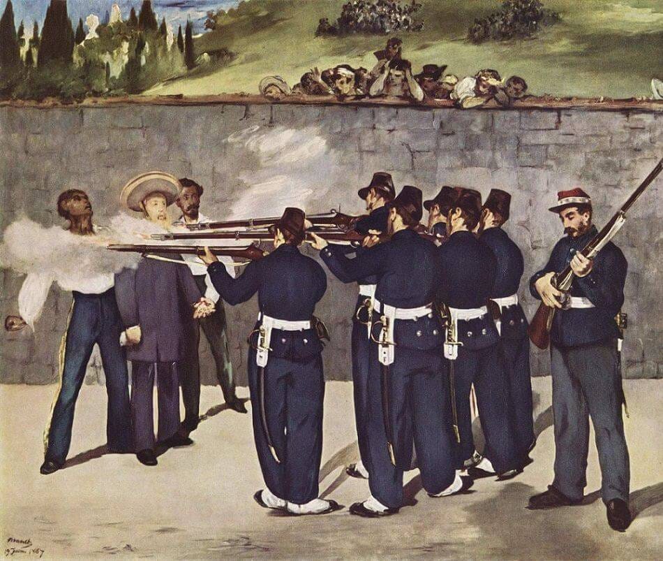 The Execution of Emperor Maximillian, 1867 by Edouard Manet