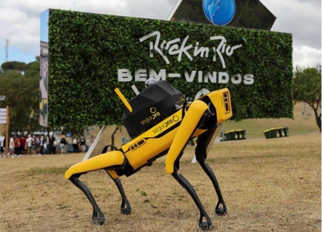 Cão-robô de Rock in Rio é comparado a episódio de Black Mirror