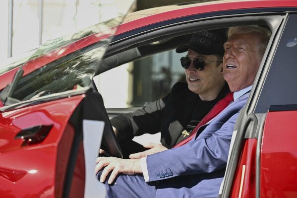 Trump vs. Musk: How a war of words wiped out $150B in Tesla's value | AP  News
