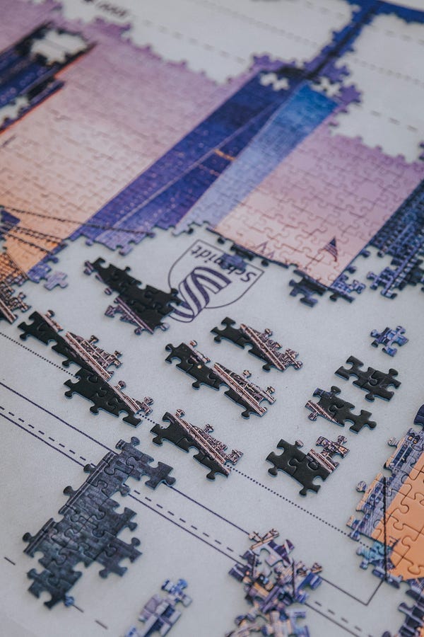 Pieces of a puzzle Pieces of a puzzle