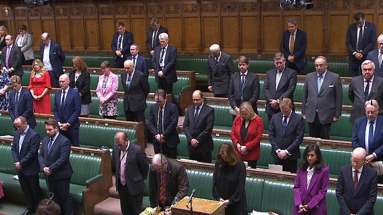 Minute silence held for Baroness Boothroyd