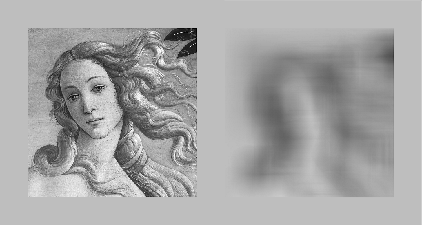 Venus, heavy X-Y blur