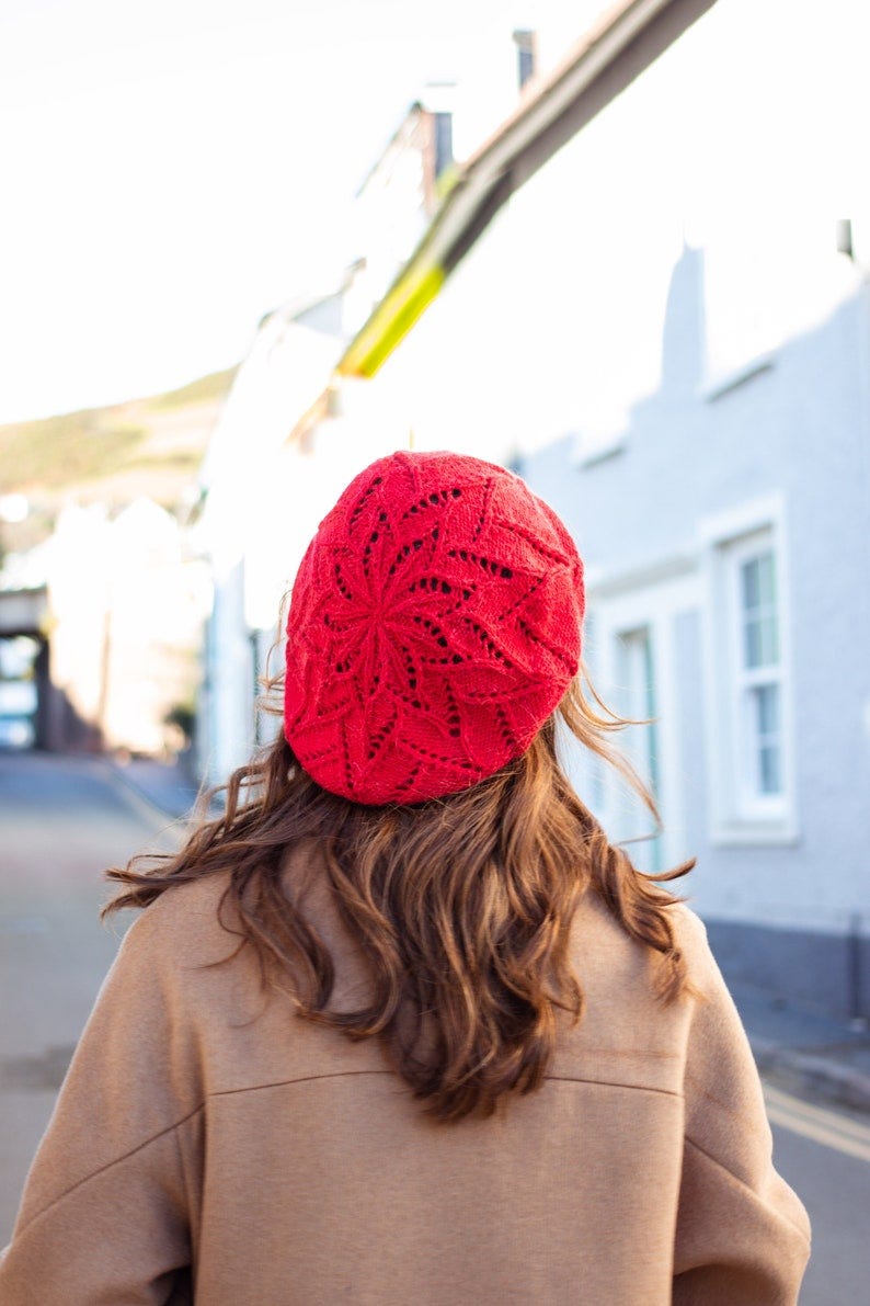 Keziah beret knitting pattern image 4