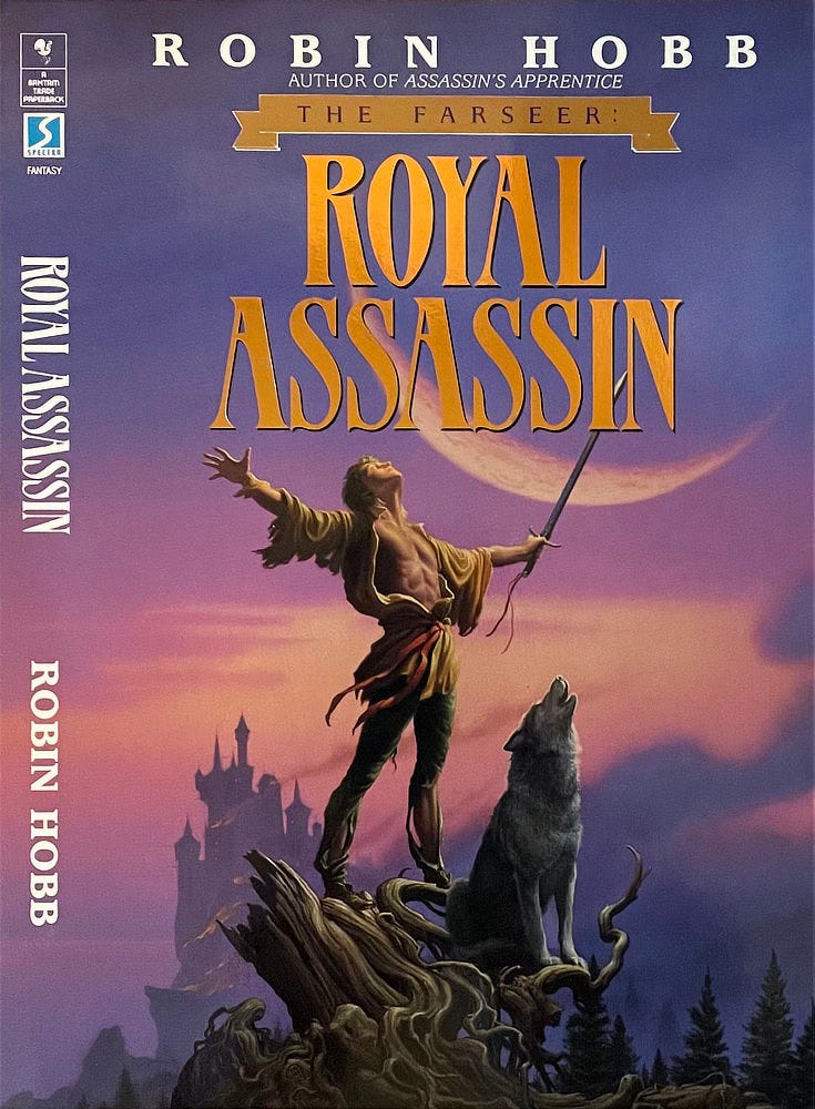 Book cover for ROYAL ASSASSIN by Robin Hobb (Bantam)