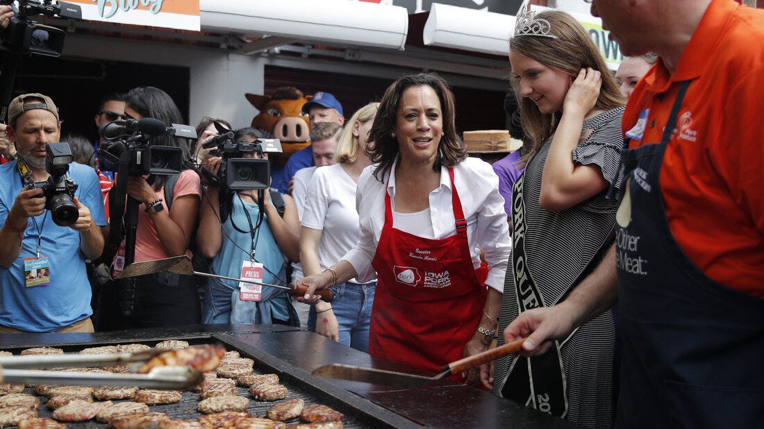 Kamala Harris Tries To Paint Herself As A Front-Runner, Makes Her Move In  Iowa : NPR