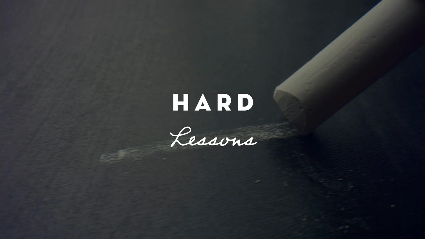 Hard Lessons (Video) + What Is the Alchemy of Moral Courage?