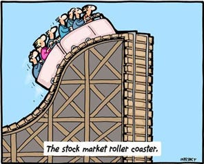 Cartoon of people riding a roller coaster

AI-generated content may be incorrect.