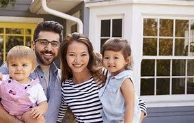 Image result for millennials move into new home young couple with child