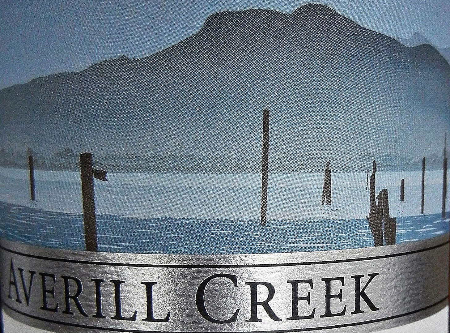 BC Pinot Noir Averill Creek label detail
