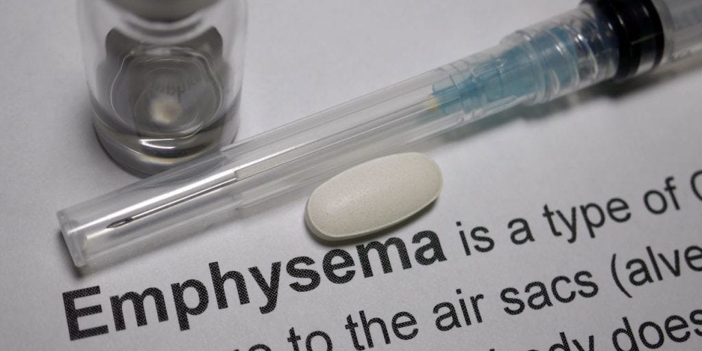 emphysema cannot take hyperbaric oxygen therapy