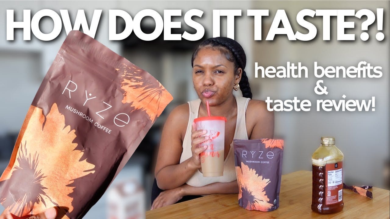 Putting RYZE Mushroom Coffee to the Test | How does it taste & what does it  do!?