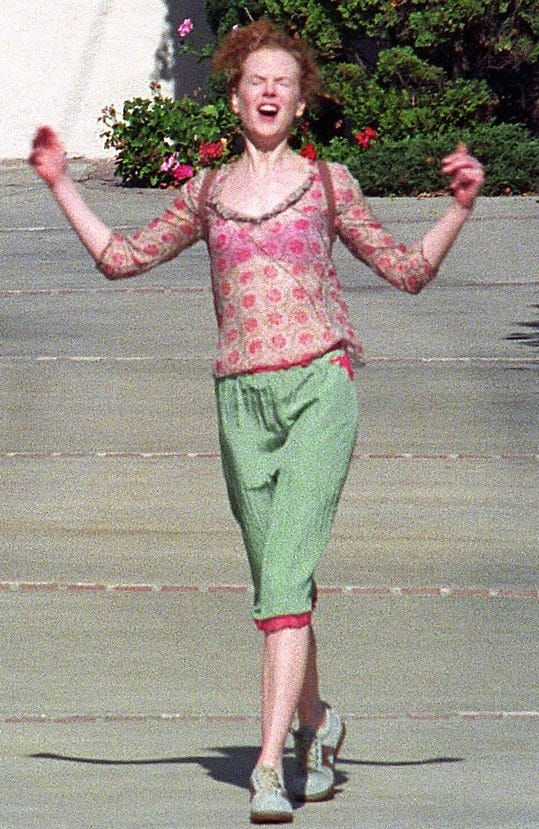 Nicole Kidman after signing the divorce papers from Tom ...