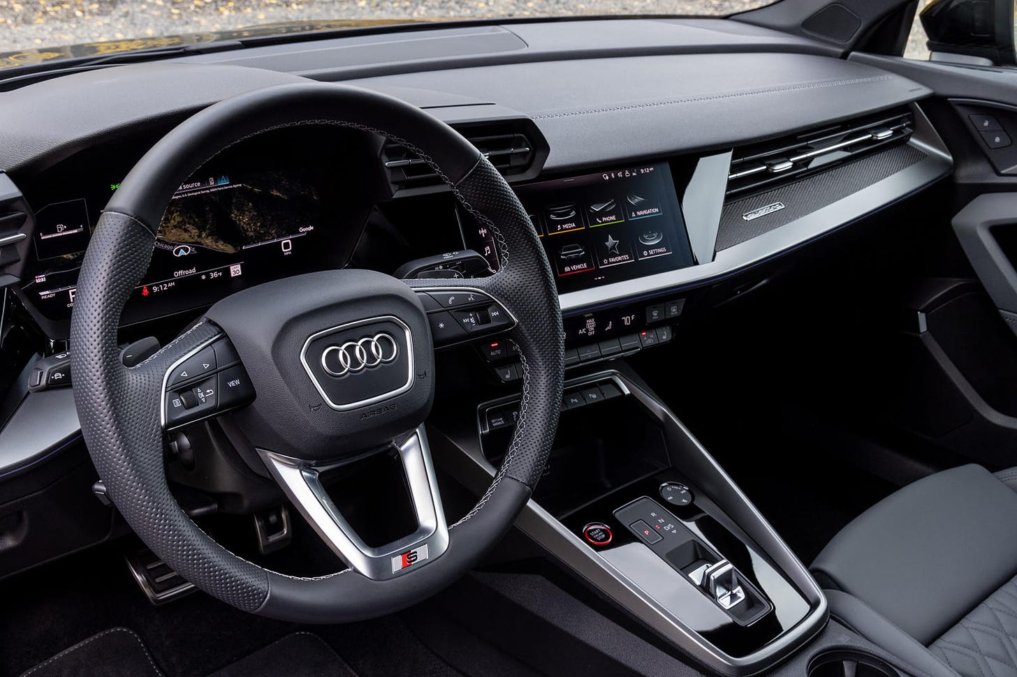 2023 Audi S3 Sedan Interior Dimensions: Seating, Cargo Space & Trunk Size -  Photos | CarBuzz