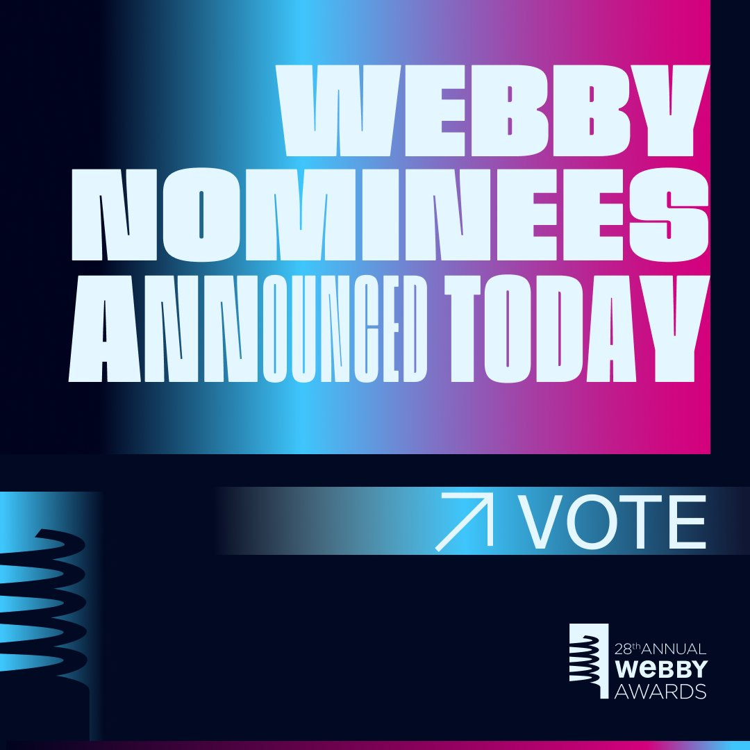 webbys nominees vote graphic